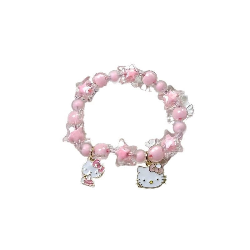 Cute fresh bracelet, beads, accessory, style, for beloved