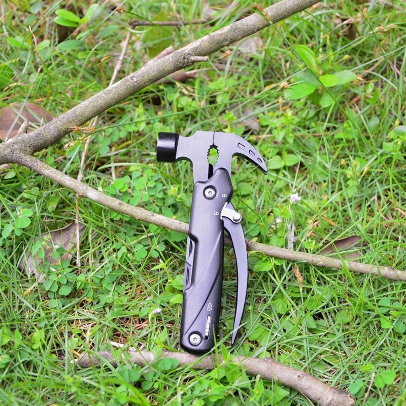 户外露营多功能组合工具便携折叠露营应急工具型钳子多用锤子