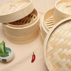 Small steamed dumpling bamboo steamer tray, bamboo steam rack for steaming buns, commercial mini steamer, household steamer basket, small steamer