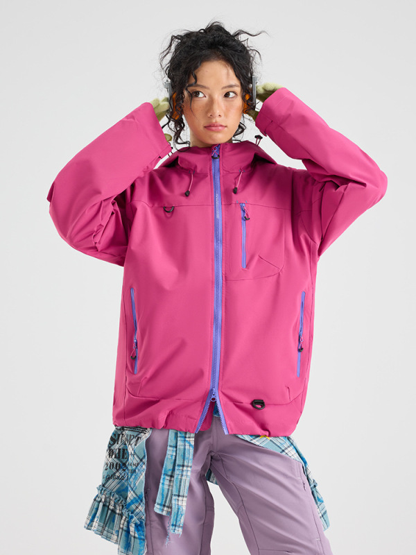 冲锋衣男女款外套春秋休闲工装潮牌情侣夹克户外登山服露营骑行服|undefined