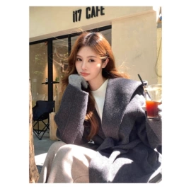 女式毛呢外套;大码毛呢外套