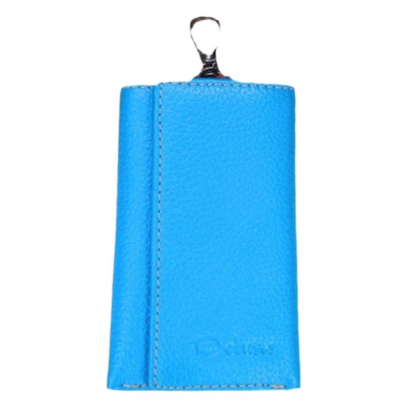 Factory Supply First-Layer Cowhide Key Bag Taobao Hot-Selling Genuine Leather Women's Coin Purse Cute Functional Key Bag