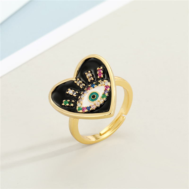 Fashion Creative Devil's Eye Open Ring display picture 9