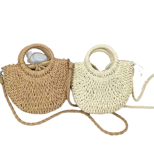  spring new style fresh and sweet luggage leather goods straw bag straw woven women's handbag