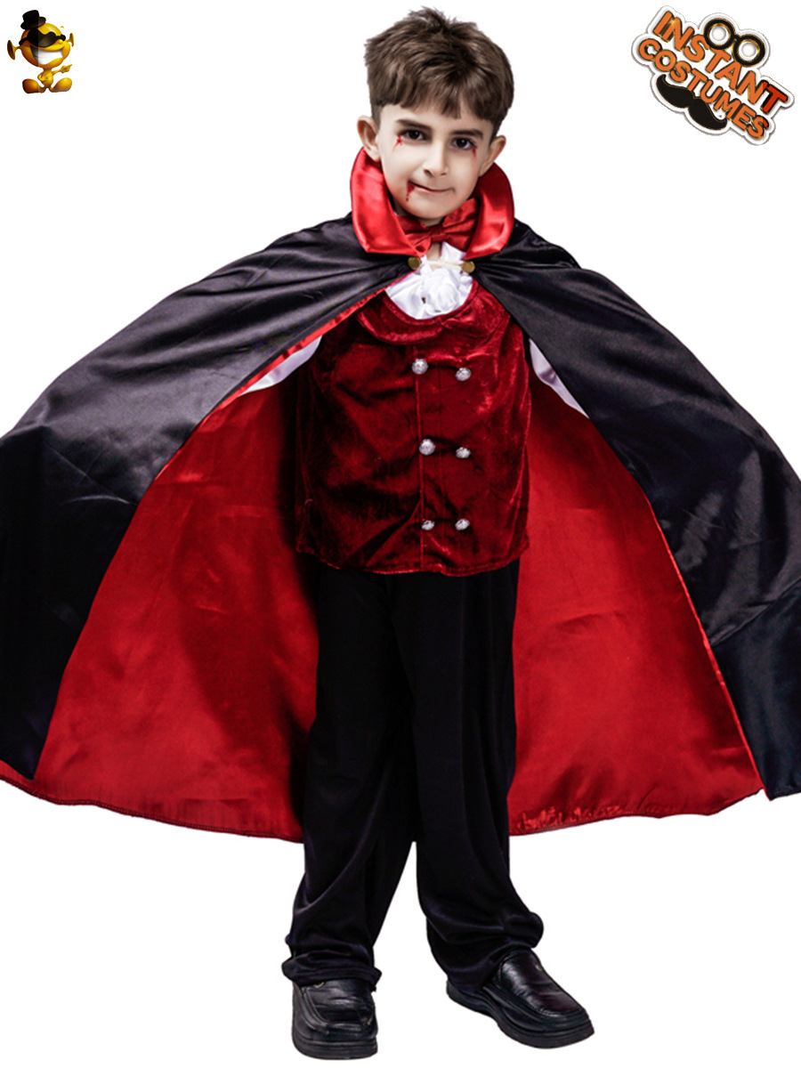 Niños de Halloween horror vampiro traje niño vampiro etapa rendimiento Cosplay