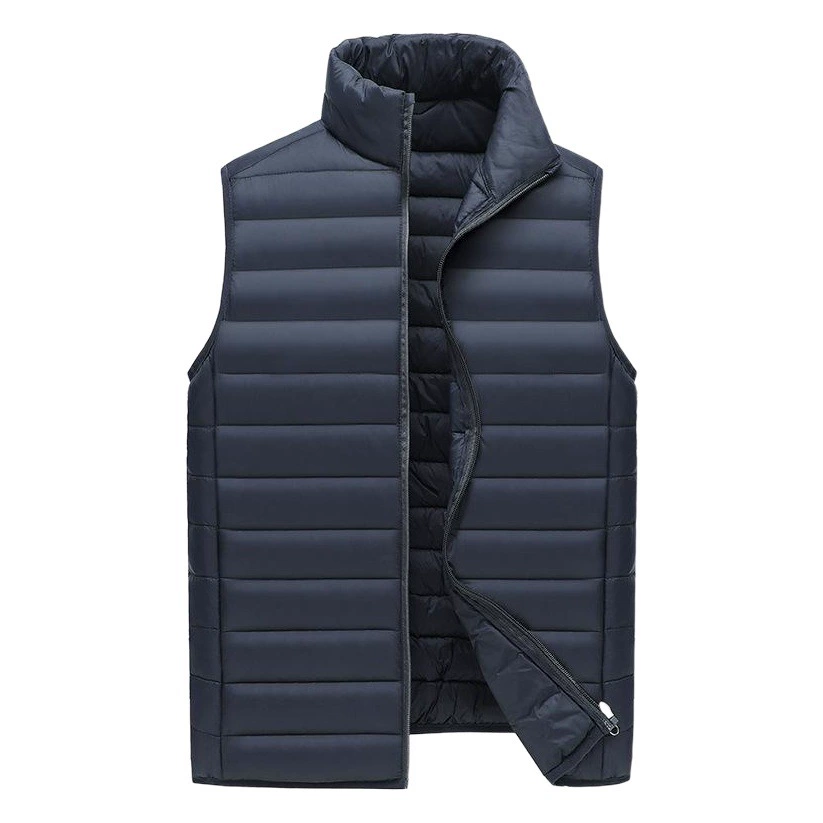 Новый хлопковый жилет, мужская куртка с хлопковой подкладкой, воротником-стойкой, зимний теплый жилет, куртка, хлопковое пальто без рукавов оптом