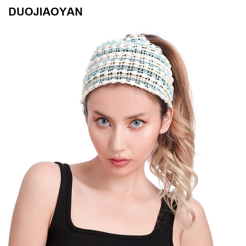 Automne et hiver nouvelle haute élasticité sans trace sans pression cheveux lâche visage lavage bandeau doux respirant pas étouffant bandeau_voghion.com