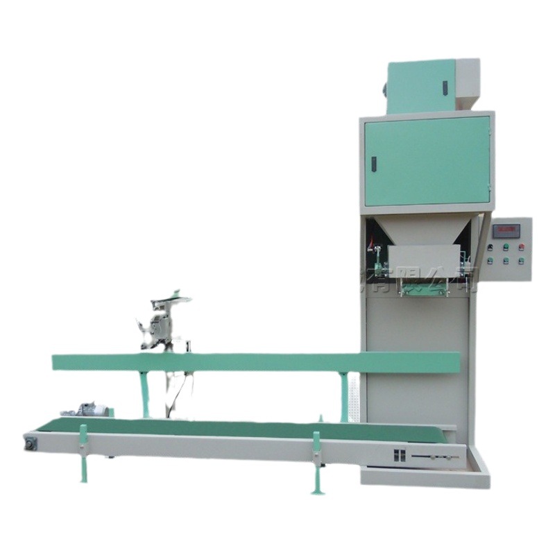 Máquina de envasado de partículas cinturón de cuero material de partículas máquina de embolsado alimentación por gravedad fertilizante transportador de grano