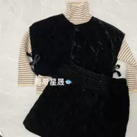 (Предпродажа 11,15) ins Wind Silk Diamond Velvet D вышитая Автомобильная решетка детская юбка шаль костюм
