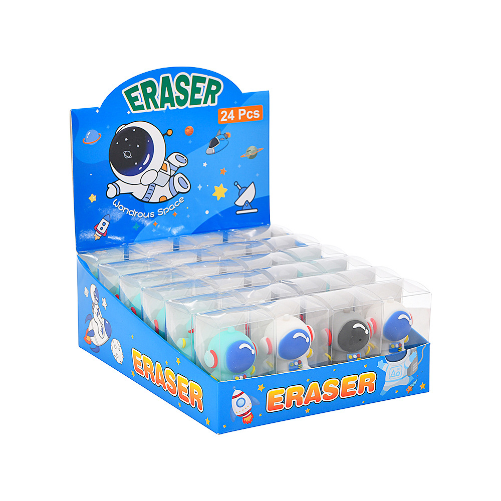 Cutie panda forma borracha mini adornos pequeños regalos para niños se pueden limpiar como lápiz limpio