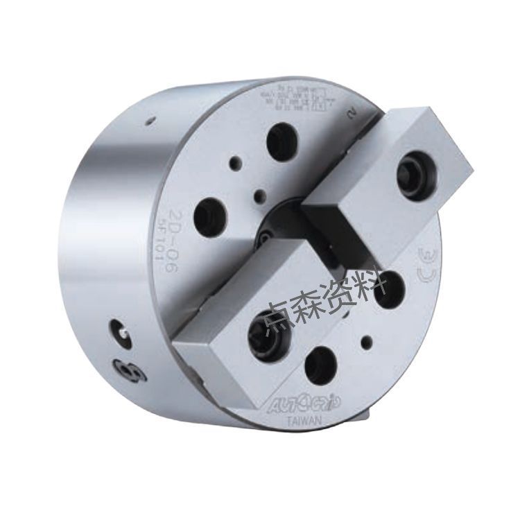 台湾佳贺液压卡盘2D-06后拉式卡盘 2D-08嘉贺二爪后拉式液压卡盘