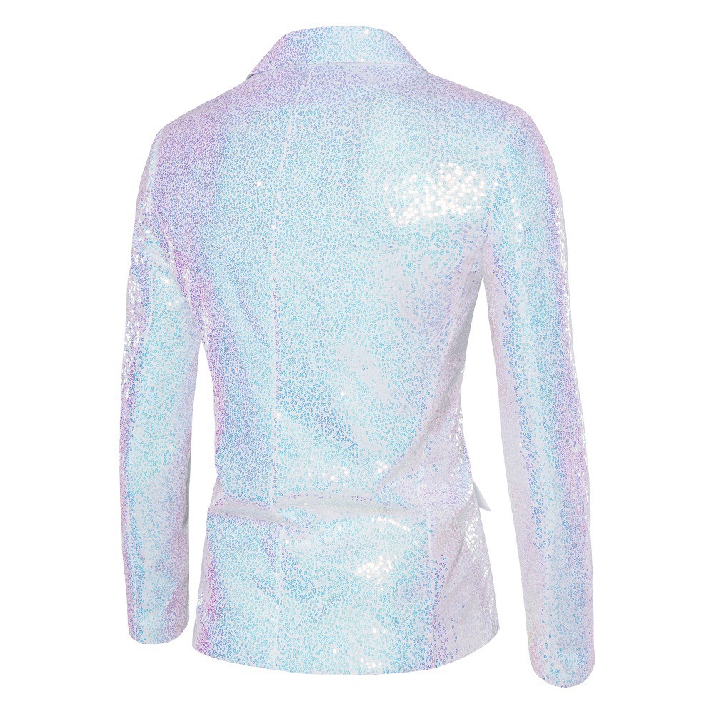 Men's Sequin Blazer For Parties And Stage Performances_voghion.com