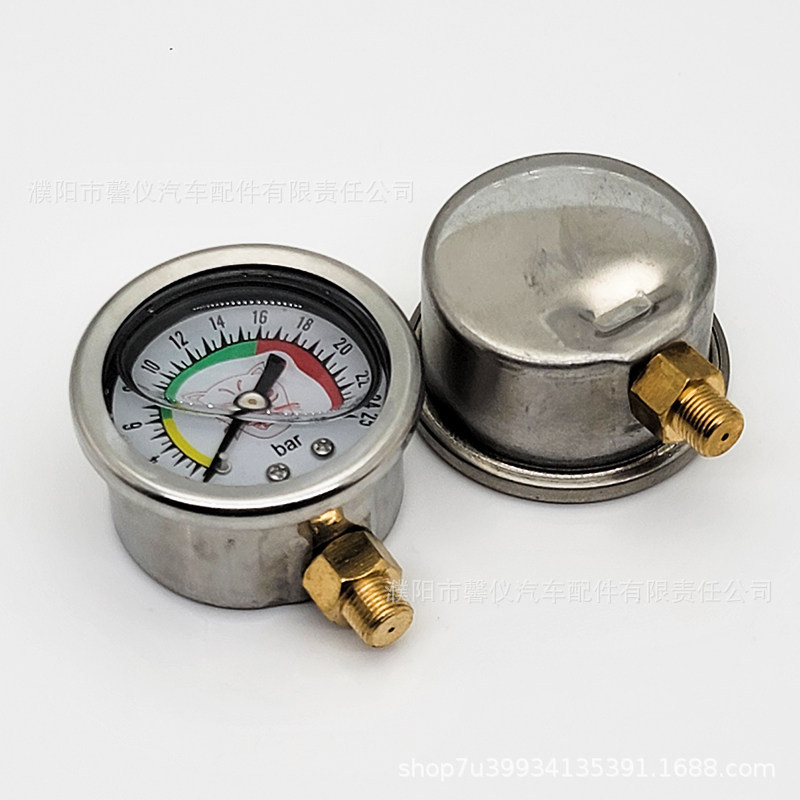 Digital Display Oil-Immersed High-Precision Car Tire Pressure Gauge, Tire Pressure Meter, Tire Pressure Inflator Gun Head