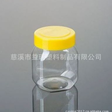 260g扁形透明pet蜂蜜瓶/果酱瓶/奶酪瓶(PT017)