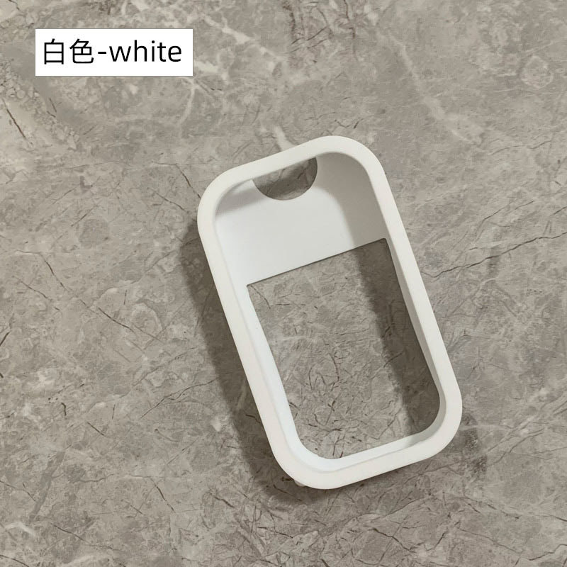 Pulverizador de tarjeta de silicona caso 45ml 50ml de Apple botella de color de silicona caso llavero sub-botella funda protectora
