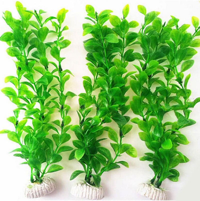 Wholesale High-Quality Fish Tank Artificial Water Grass 25cm Long Plastic Green Grass Aquarium Decoration Fish Tank Decoration Fake Water Grass