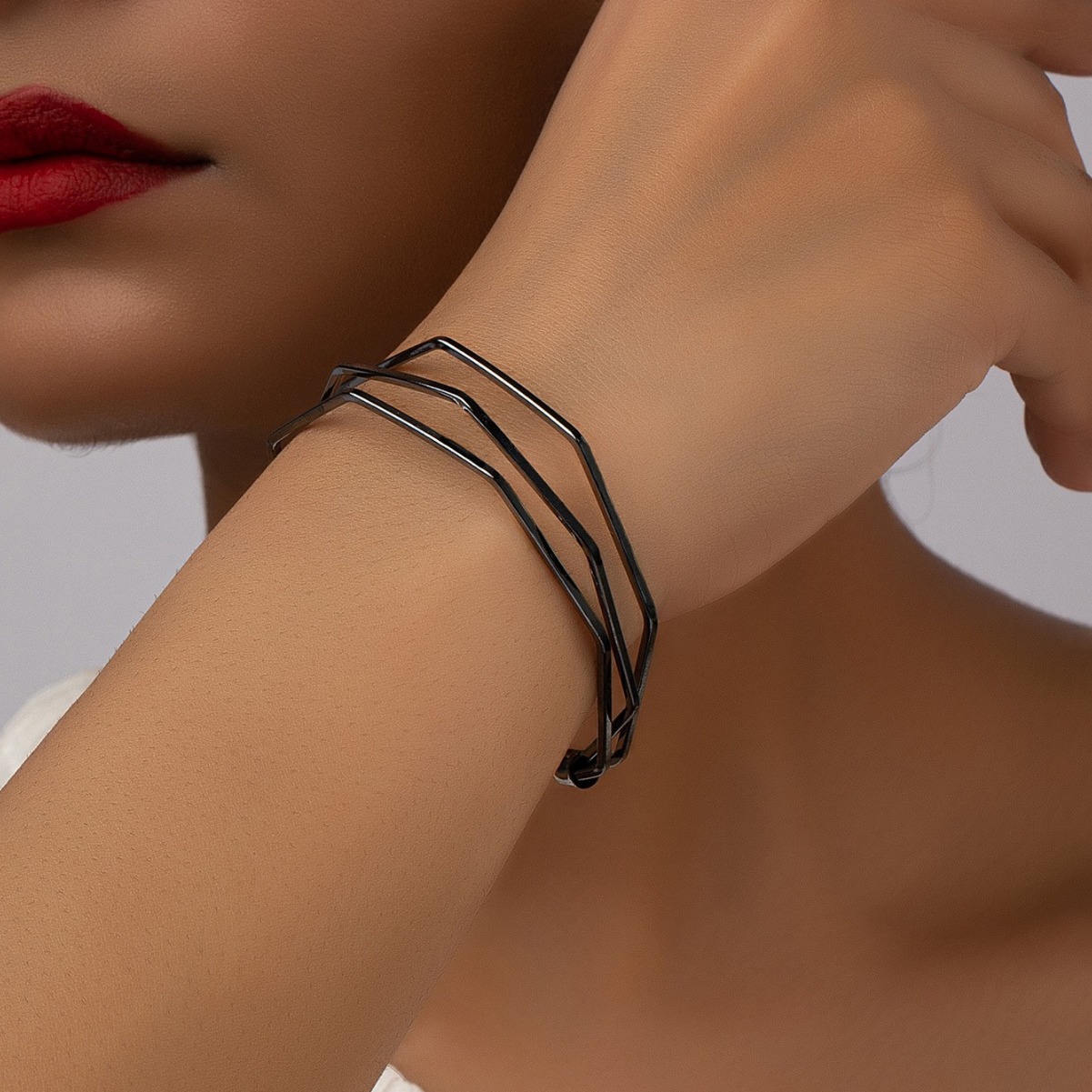 Party, Street Occasion Simple Style Classic Style Geometric Alloy Wholesale Bangle