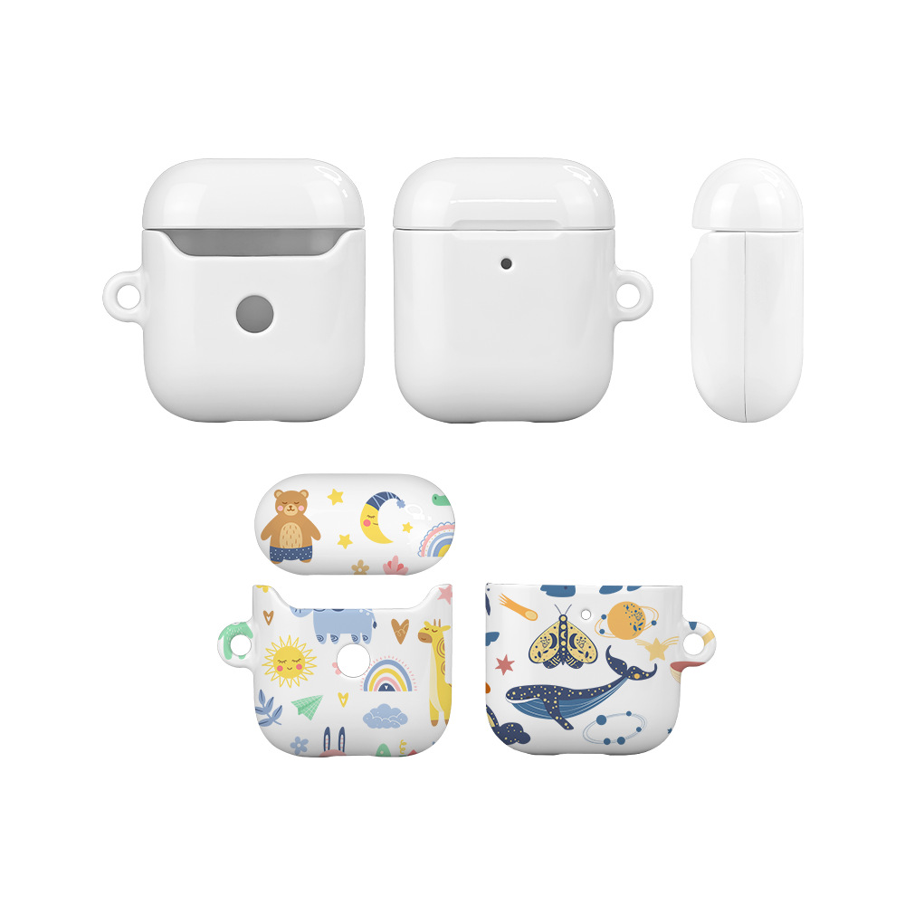 Aplicable a Apple Bluetooth auriculares airipods1 / 2 generación transferencia de calor auriculares material de caso al por mayor