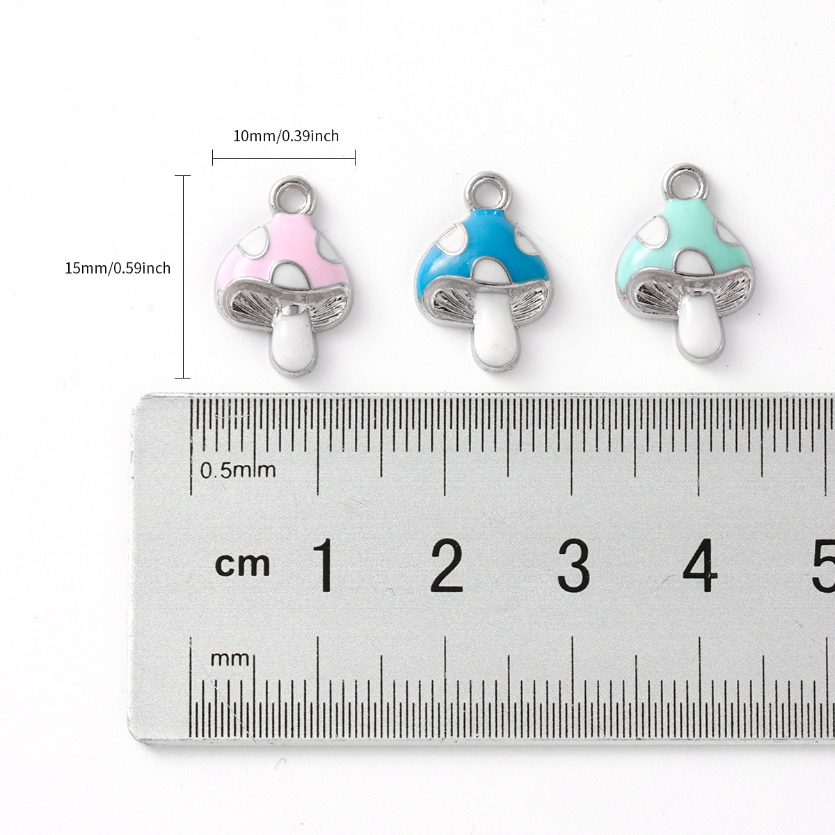 2g Weight Pendant Jewelry Making Type 10 * 15mm Jewelry Making Size DIY Jewelry Accessories, Bracelets, Earrings, Keychain Classification 1 Piece Quantity Alloy Material Cartoon, Mushroom Pattern All Seasons Season Cute Style Enamel, Enamel Craft 1 Piece 10 * 15mm Alloy Cartoon Mushroom Pendant DIY Jewelry Accessories Bracelets Earrings 5