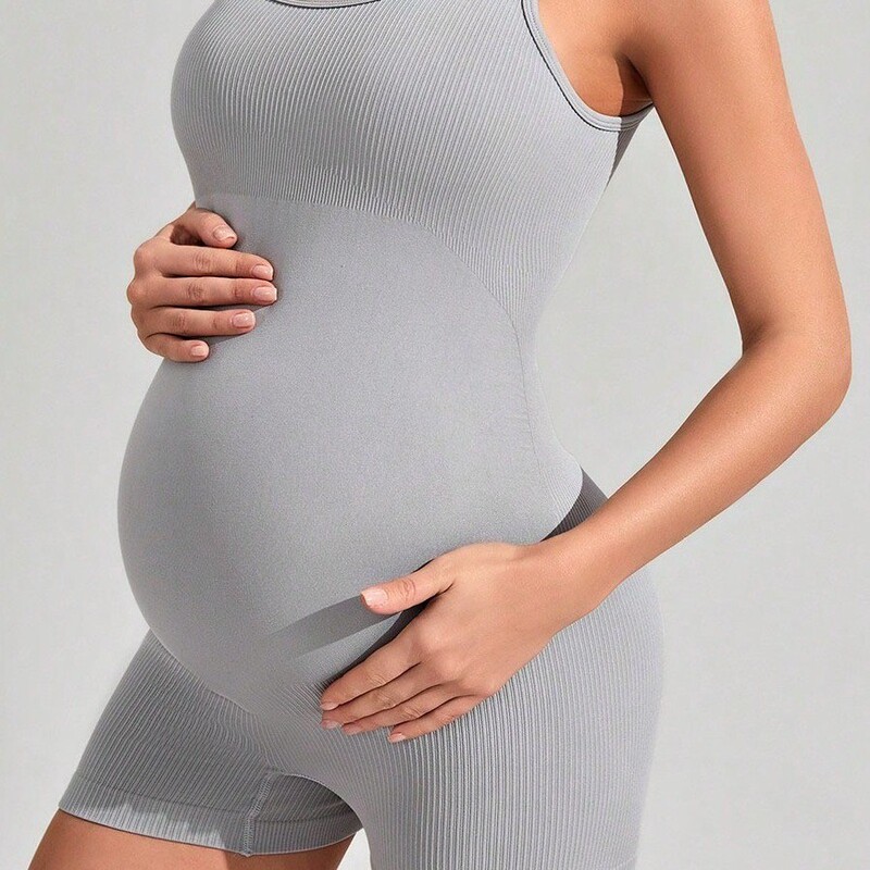 Maternity Seamless One-piece Yoga Clothing Vest Hip-lifting Outdoor Sports Running Fitness One-piece Backless One-piece Clothing