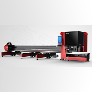 B16 6000W Heavy Duty Laser Pipe Cutting Machine Side-Mounted Steel Structure Large Pipe Heavy Pipe Short Tail Material Cutting Technology