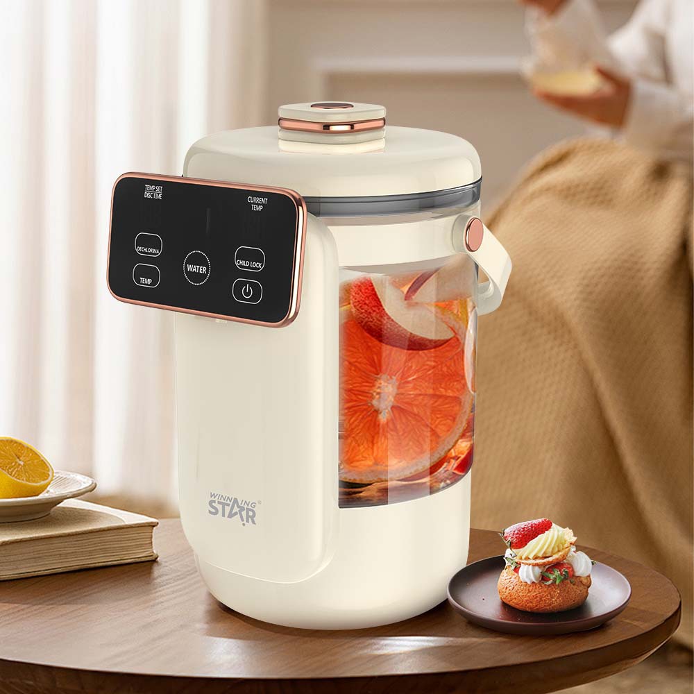 Botella de temperatura constante de agua hervida doméstica transfronteriza Winning Star con cerradura para niños, protección contra quemaduras en seco, botella de agua hervida eléctrica