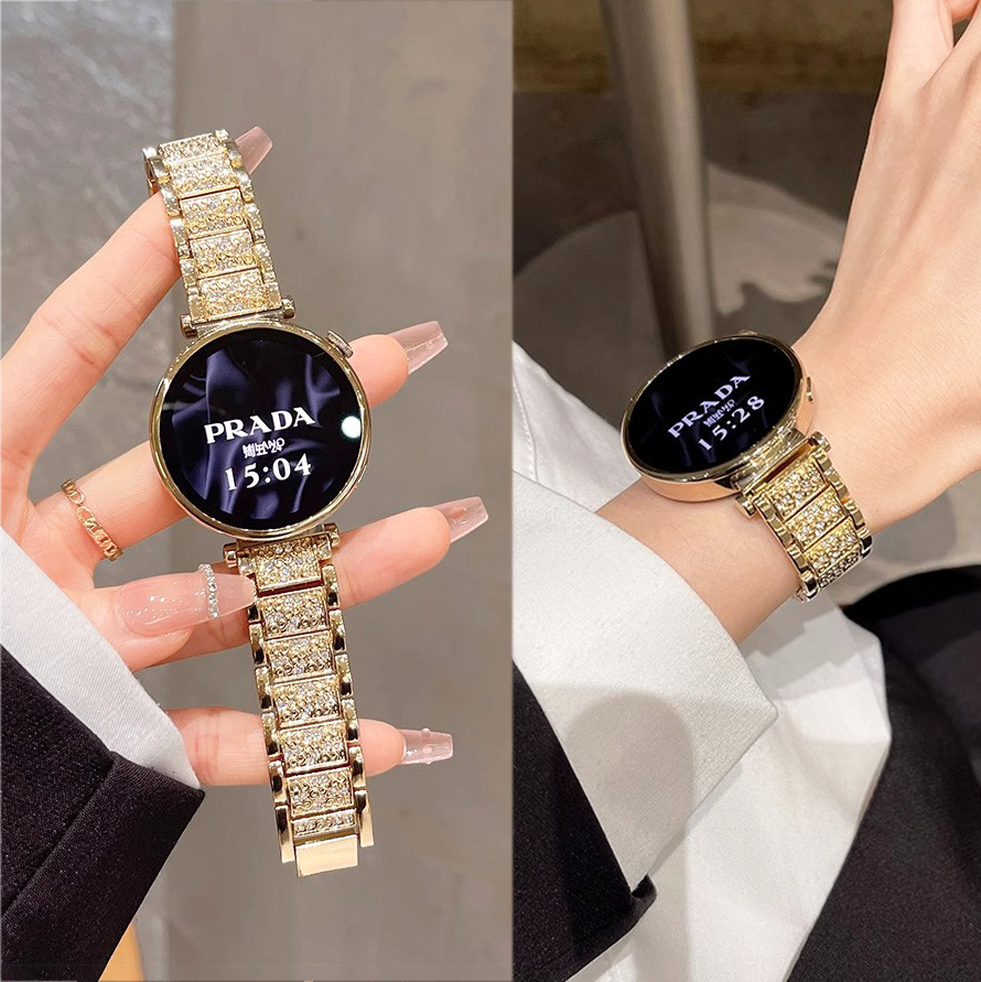Premium Metal Applicable Huawei GT4 Watch Strap GT3pro Women's watch4pro New GT2pro Diamond Watch Strap