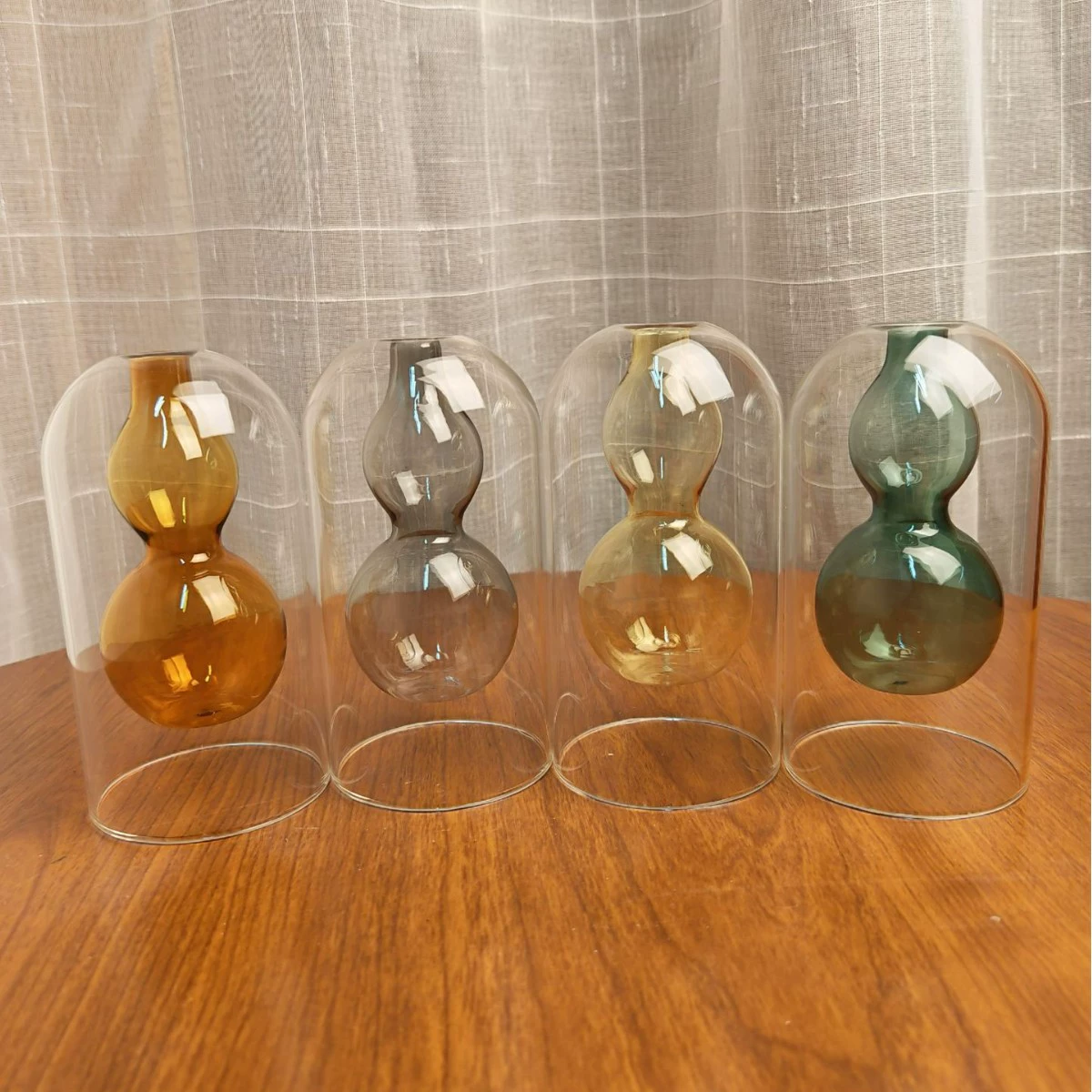 Двухслойная коробка для ароматерапии в Европейском стиле, стеклянная ваза, украшение для гостиной, ваза, украшение, модель комнаты, двухслойная бутылка для цветов для ароматерапии