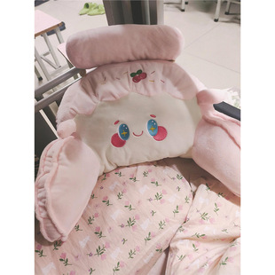Bedside Cushion Dormitory Cute Pillow Dormitory Bed Waist Cushion Soft Bag Pillow Plush Doll College Students Lying Pillow