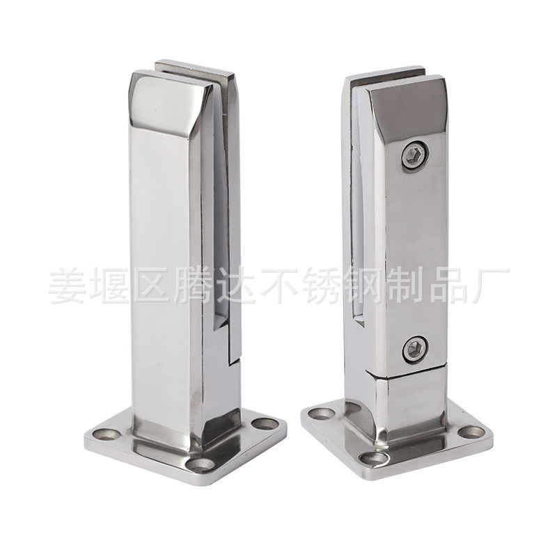 220 clip de piscina de abertura dividida clip de vidrio 1,85 kg espejo de vidrio accesorios fijos clip de piso