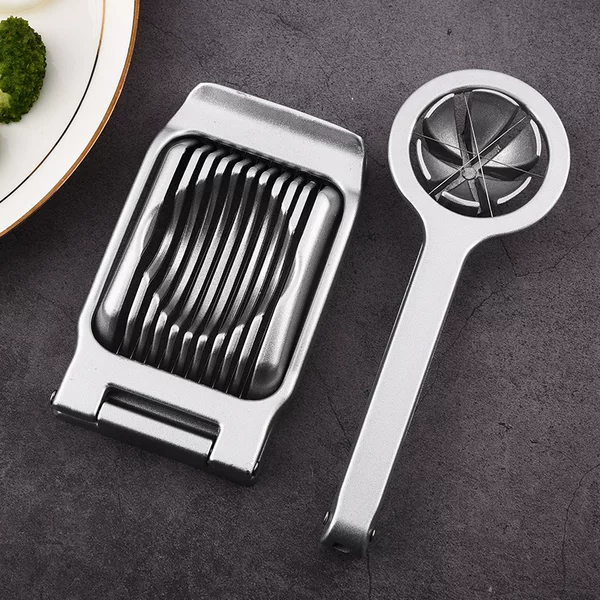 Egg Cutter Aluminum Alloy Egg Cutter Multi-function Egg Cutter Egg 304 Stainless Steel Egg Cutter