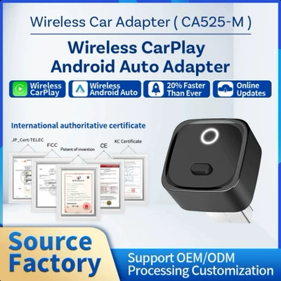Cross-Border Wireless Carplay Box Car Connectivity Box Apple Android Two-In-One Carplay Module