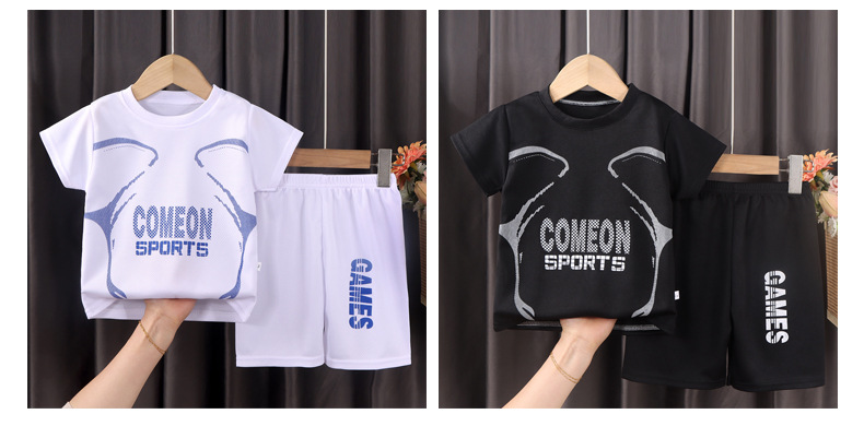 Sports Letter Polyester Boys Clothing Sets display picture 1