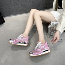 6CM����͸�������𽺵��ϵ�ЬŮ�¿�İٴ��˶�����Ьnxj68038