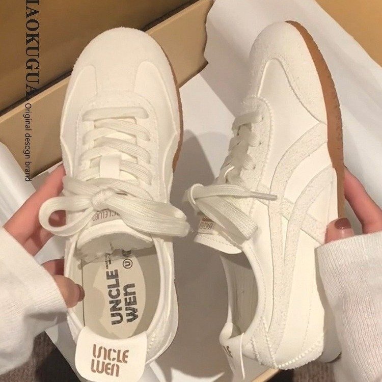 2026 New Summer Soft-Soled Casual Sports Shoes, Flat Versatile White Sneakers, Retro Gat Training Shoes for Women 2026 New Summer Soft-Soled Casual Sports Shoes, Flat Versatile White Sneakers, Retro Gat Training Shoes for Women