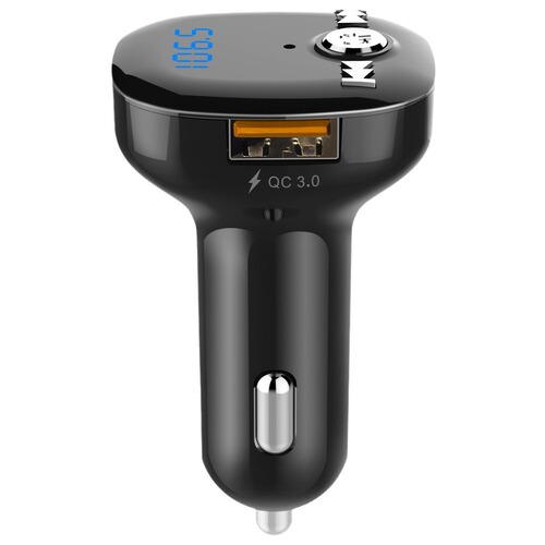 Cross-border wholesale QC3.0 fast charging car Bluetooth MP3 lossless music FM player dual USB Bluetooth car charger