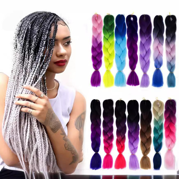 Wig with pigtail