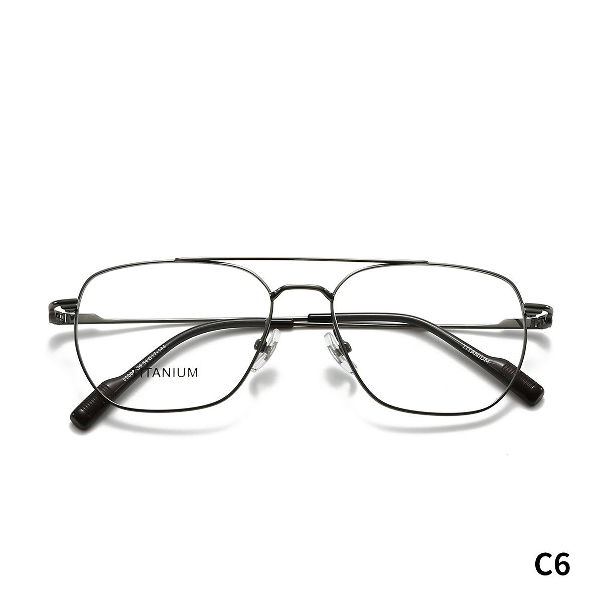 STUDIOMUKU gafas de madera cool aire abierto cuadrado marco de gafas de doble haz cómodos marco de gafas de negocios ultraligero