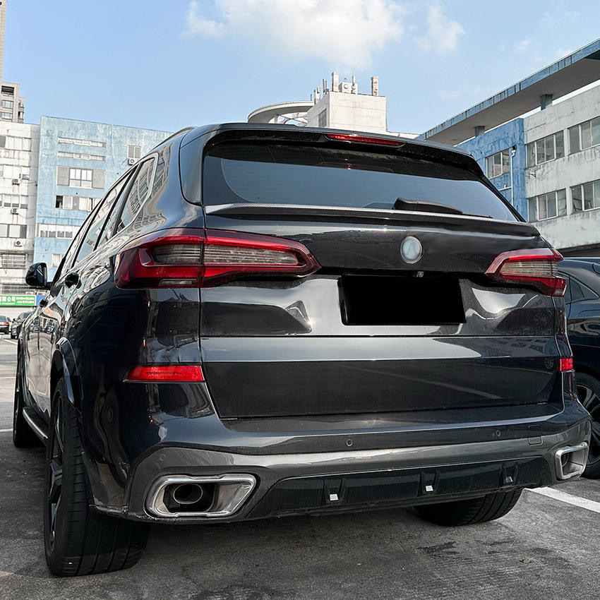 Suitable for BMW X5 G05 2019+ center wing, small rear spoiler, top wing, center wing, fixed wind spoiler, cross-border modification parts