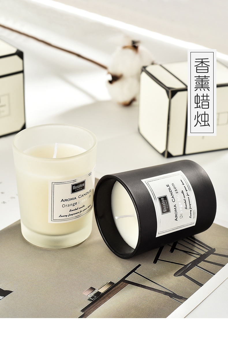 ins香薰家用室内持久熏香氛手工蜡烛礼盒小众北欧小摆件饰品卧室详情2