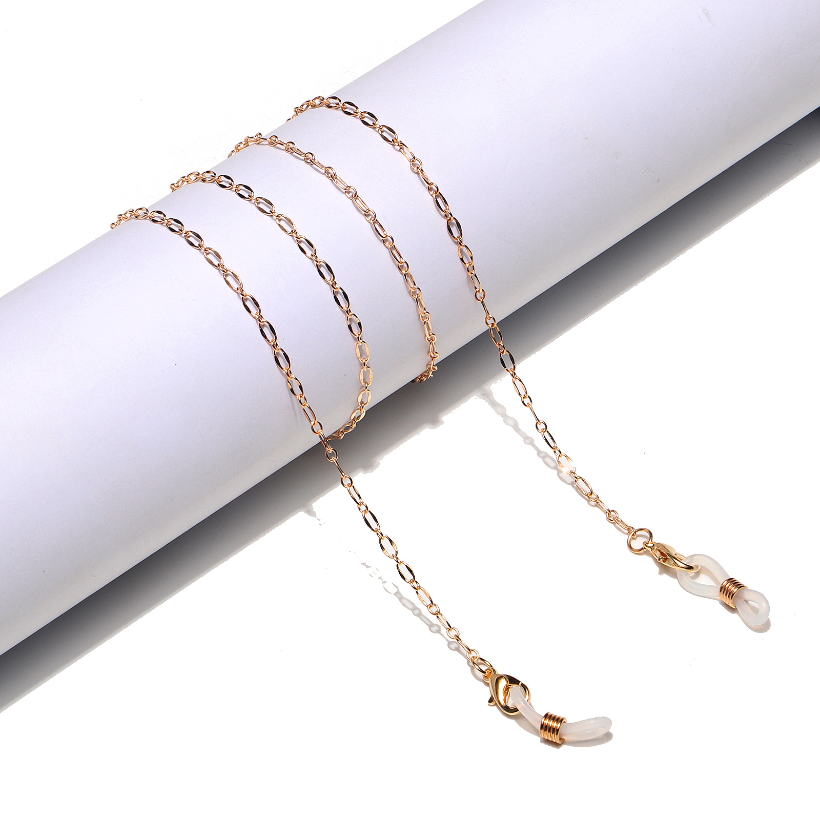 20g Weight Metal Material Fashion Simple Color Retention Golden Metal Glasses Chain 14