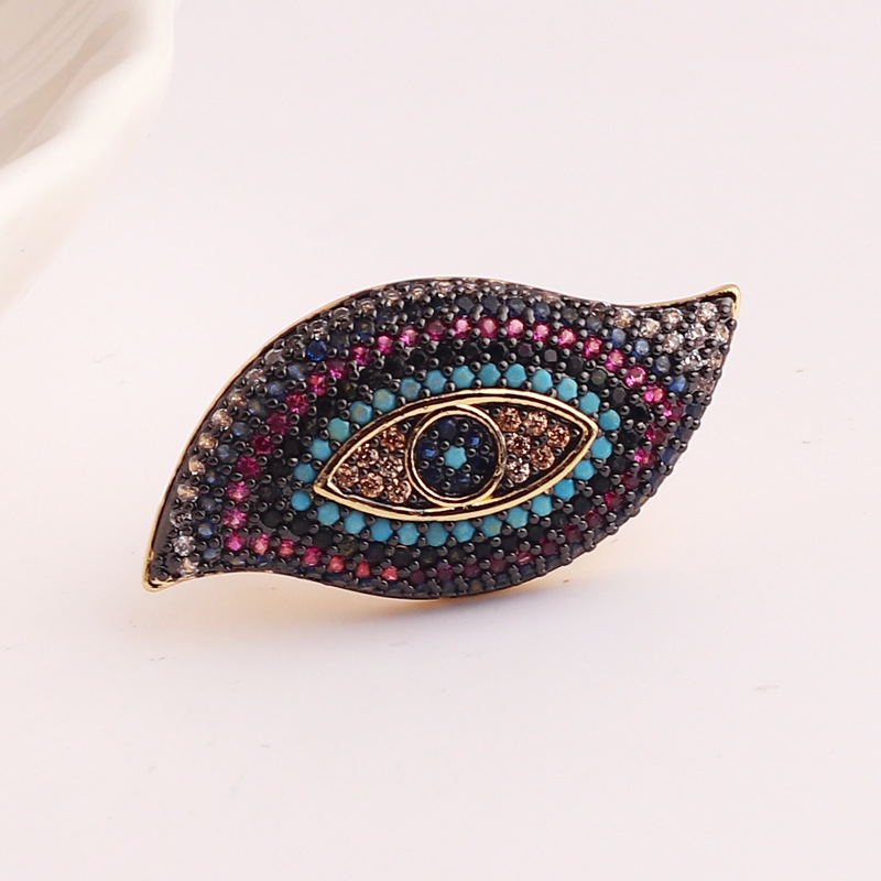 INS Style Geometric Copper Plating Rings 1 Piece