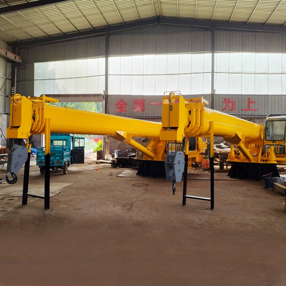 随船吊车 货船甲板固定式液压伸缩臂吊 2-25吨船吊供应