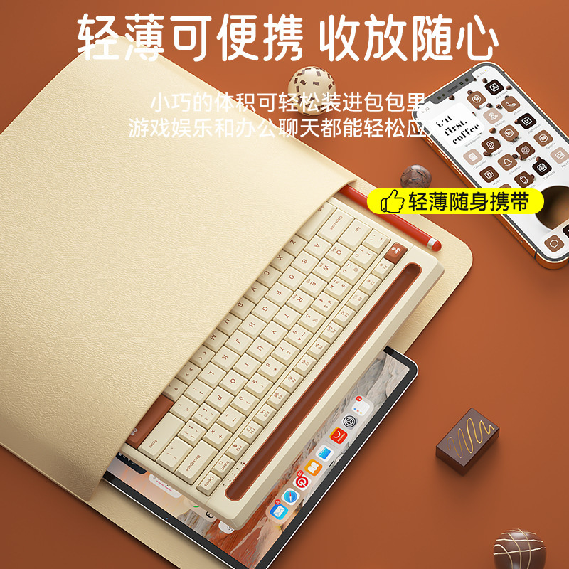 ワイヤレスbluetoothキーボードマウスセットカードスロット付き外部適用アップルipad華為タブレットノートパソコン|undefined