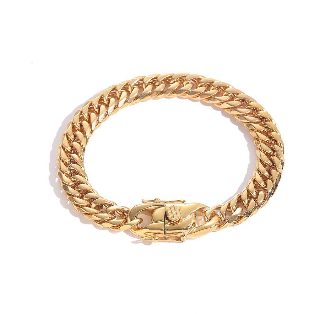 105g Weight Bracelets, Necklace Classification 1 Piece Quantity Daily Occasion Stainless Steel Material Geometric Pattern Unisex Gender Plating Design Simple Style Style Simple Style Geometric Stainless Steel Plating Bracelets Necklace 1 Piece 9