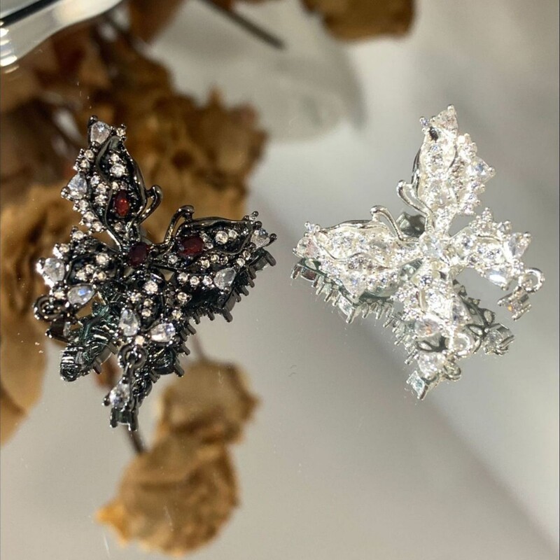 Color-Preserving 14K Micro-Inlaid High-End Large Butterfly Back-Hole DIY Jewelry Loose Beads Crystal Accessories Color-Preserving 14K Micro-Inlaid High-End Large Butterfly Back-Hole DIY Jewelry Loose Beads Crystal Accessories