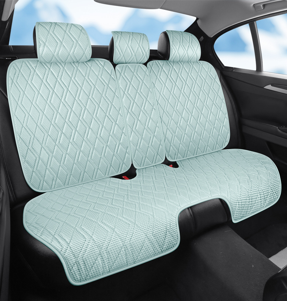 New Summer Ice Silk Slim Waist Car Seat Cushion, Universal for All Seasons, Single Seat Car Seat Cushion, Cooling Pad, Seat Cover Wholesale