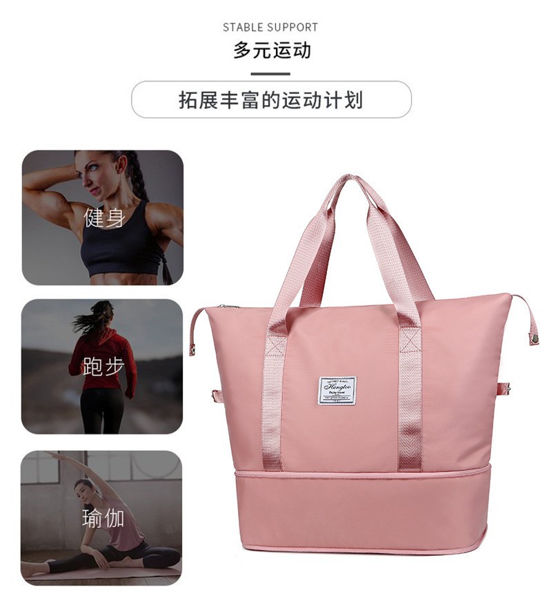 Foldable Travel Bag Women's Short Trip Handbag Extra Large Capacity Gym Bag Lightweight Maternity Storage Business Travel Luggage
