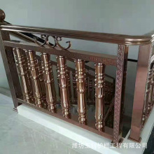 阳台不锈钢护栏 学校庭院别墅小区不锈钢栏杆  楼梯扶手规格齐全