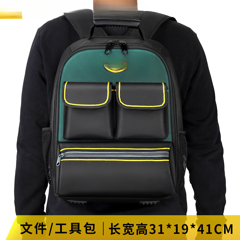 Changshengke herramientas duraderas carpintería paquete eléctrico multifuncional tela gruesa gran capacidad mochila de hombro